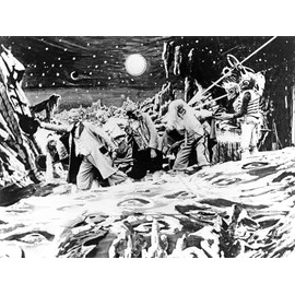 ART.COM Wall Photo A Trip To The Moon, (AKA Le Voyage Dans La Lune), 1902, 16" x 12"