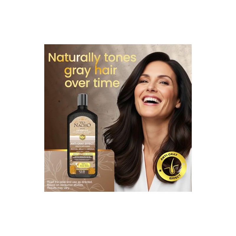 TÍO NACHO Shampoo Anti-Canas Anti-Caída 415ml