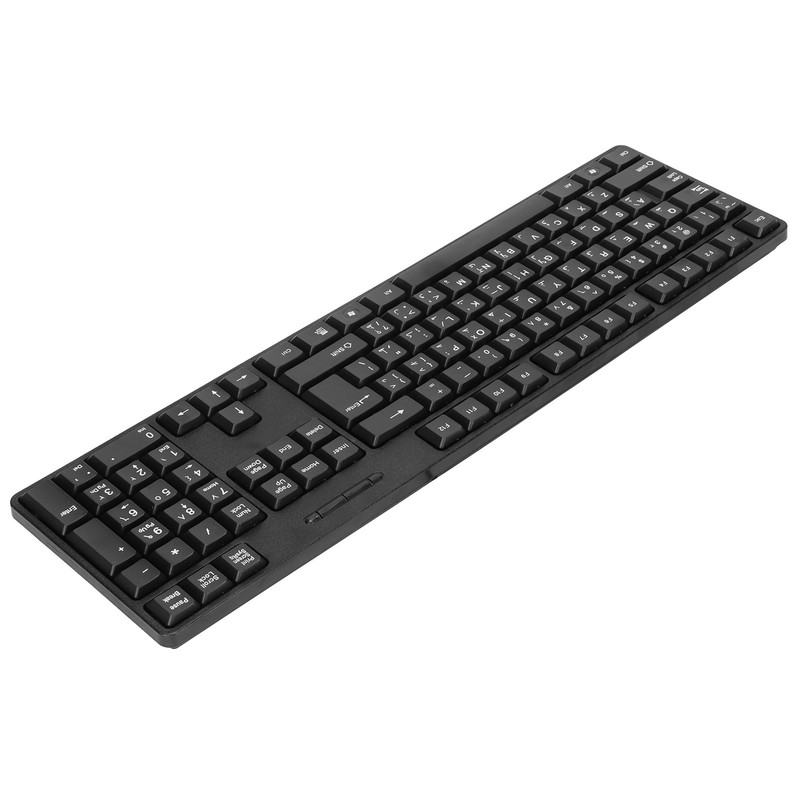 Computer Keyboards Ergonomic Design Durable USB Wired Arabic English Mechanical