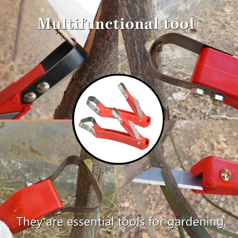 FJYXCHENXM 2 Pack Bark Removal Tool Professional Log Peeler Debarking