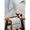 DEMMEX Set of 2 Micro Waffle Turkish Hand Towels for