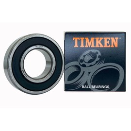 2PACK TIMKEN 6205-2RS Double Rubber Seal Bearings 25x52x15mm Pre-Lubricated and Stable Performance and Cost Effective Deep Groove Ball Bearings