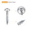 sourcing map #8x1" Pocket Hole Screws, 100pcs Square Drive Self