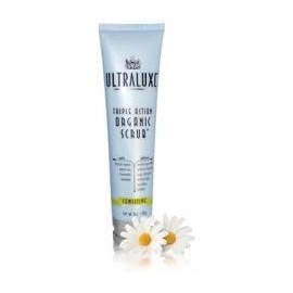 ULTRALUXE SKIN CARE Triple Action Organic Scrub-Sensitive 85g: Limpieza Profunda, Pulido, Iluminador para Piel Sensible