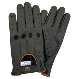 Prime Men’s Driving Gloves in High-Quality Soft, Genuine Leather without Lining / Retro Style in Ten Beautiful Colours / 507 - l