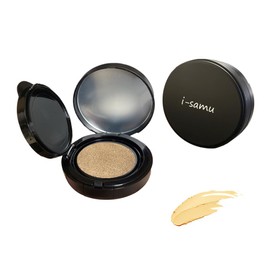 STAY FREE i-samu クッションファンデーション 15g ナチュラルオークル ライトオークル SPF50+/PA++++ 国産 (ライトオークル)