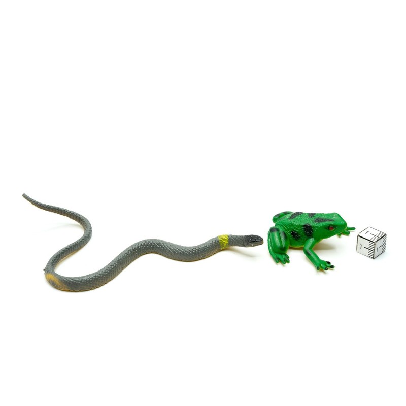 Miniblings 12 x snake frogs lizards salamander animal figures, standing