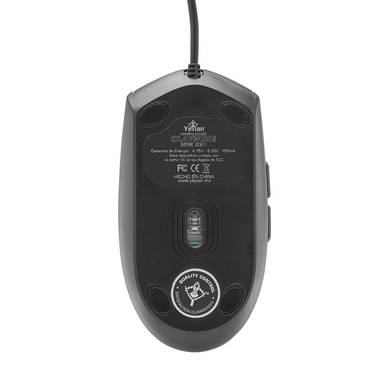 YEYIAN Mouse Gaming Optico Claymore 2001, alambrico, USB, 12000 dpi,