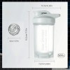 2pcs Shaker Proteína 500ml Con Esfera Mezcladora Genérico