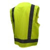 Radians SV7G4X Class 2 Safety Vest Green 4XL Solid Front