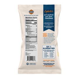 Cybele's Free-to-Eat Ancient Grain Pops - Healthy Snacks, All Natural, Gluten-Free, Vegan, No Preservatives or Additives (Cheddar Pops 4oz, Pack of 6)