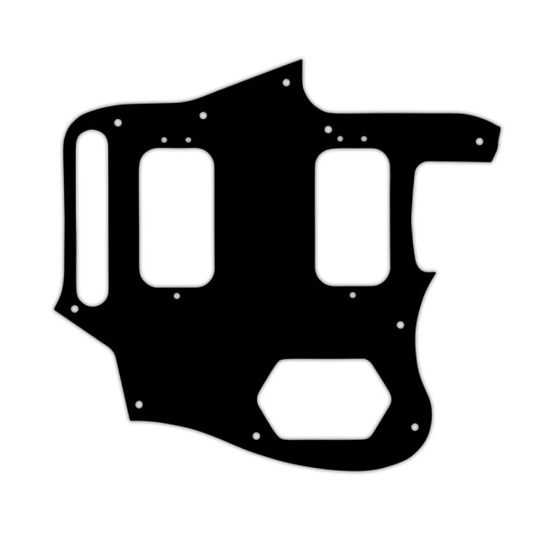 wd Pickguard Fender Classic Player Jaguar Special HH black/parchmen