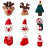SUPERFINDINGS 9Pcs 9 Styles Wool Felt Christmas Decorations Set Felting