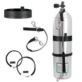 XS Scuba Stage Bottle Strap Kits-5.125” to 6.0” diameter cylinders