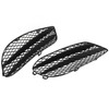 1 Pair Front Bumper Fog Light Grille Black Replacement For