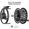 SF Large Arbor Fly Fishing Reel 3/4wt Aluminum Alloy Body