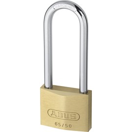 ABUS 12018 80mm Long Shackle Brass Padlock with 6504 Alike Keyed