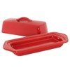 Chantal Large Butter Dish, True Red