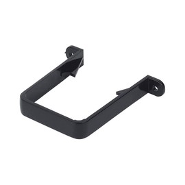 Pack of 2 x FLOPLAST Square Stand Off Downpipe Clips RCS1 (Black)