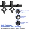 Fortstrong Heavy Duty Barn Door Hardware Kit - Includes Handle