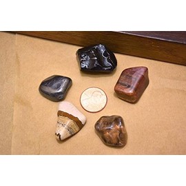 Grounding and Anchoring Gemstone Kit - Tumbled Stones for Energy Flow and Visualization | Crystals Set