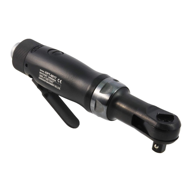 KAWASAKI TOOLS 3/8" Air Mini Ratchet Wrench KPT-6017 Black