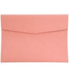 CALFOVERA A PU Leather File Holder Document Folder Pink Thin