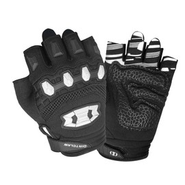 Seibertron Dirtclaw Unisex BMX MX ATV MTB Road Racing Mountain Bike Bicycle Cycling Off-Road/Dirt Bike Gel Padded Anti - Slip Palm Fingerless Gloves Motorcycle Motocross Sports Youth Gloves Black M