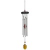 Woodstock Windspiel Chakra Chime, Silber, 46,9 cm