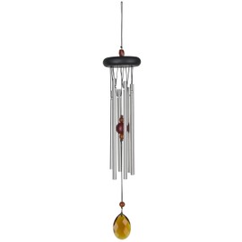 Woodstock Windspiel Chakra Chime, Silber, 46,9 cm