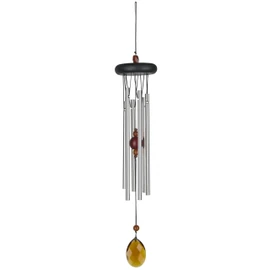 Woodstock Windspiel Chakra Chime, Silber, 46,9 cm