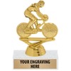 Cycling Trophies - 4.5" Female Cyclist Trophy Award 20 Pack
