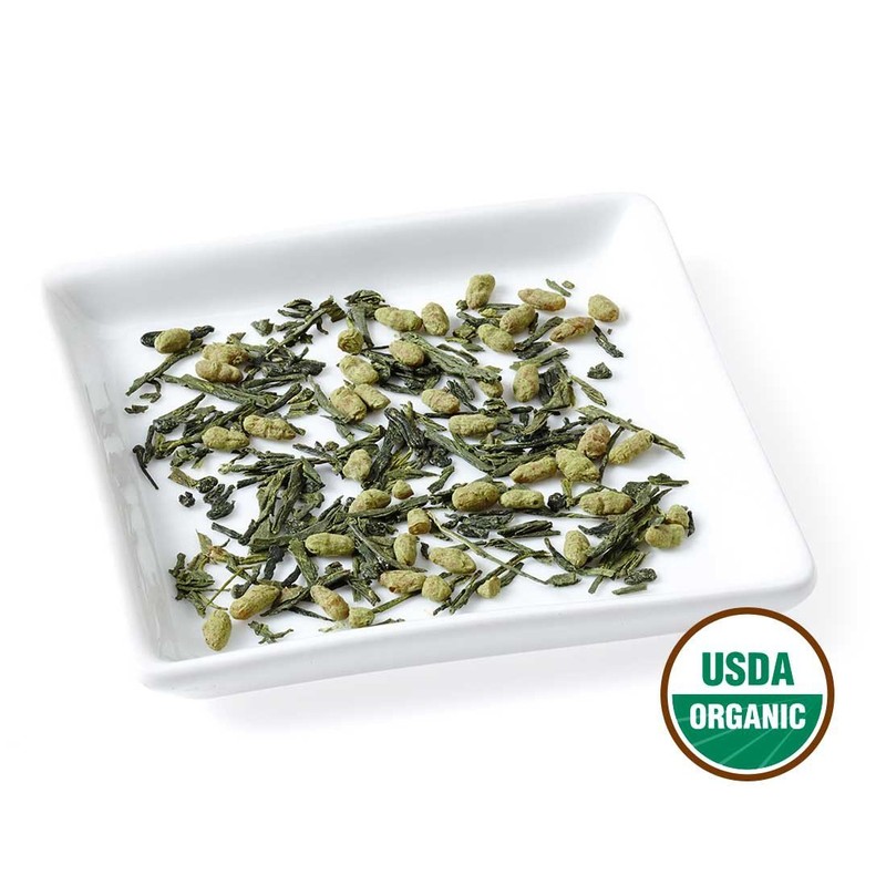 Golden Moon Tea Organic Genmaicha Matcha Green Tea - Loose