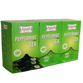 Apsara Pure Peppermint Tea with 100% Natural Mint, Herbal Tea Set Buetel - Refreshing and Full Flavour, Set of 3 - 60 Peppermint Tea Bags