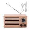 Retro Mini Bluetooth Speaker Bass Audio Stereo Subwoofer FM Radio