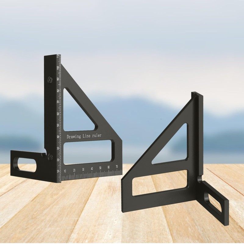 Kosmi Metric and Imperial 3D Multi-Angle Measuring Ruler, 45/90 Degree