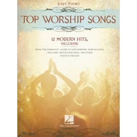Top Worship Songs Sheet Music Easy Piano SongBook NEW 000312109