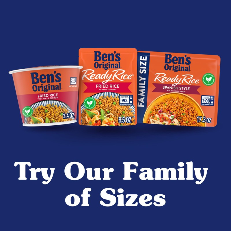 BEN'S ORIGINAL Fried Rice Single Serve Cup, Snack or Side,