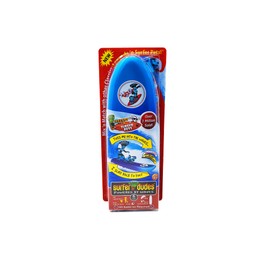 Surfer Dudes Legends & Surfer Pets Wave Powered Mini-Surfer, Pet and Surfboard Beach Toy - H2O and Rusty