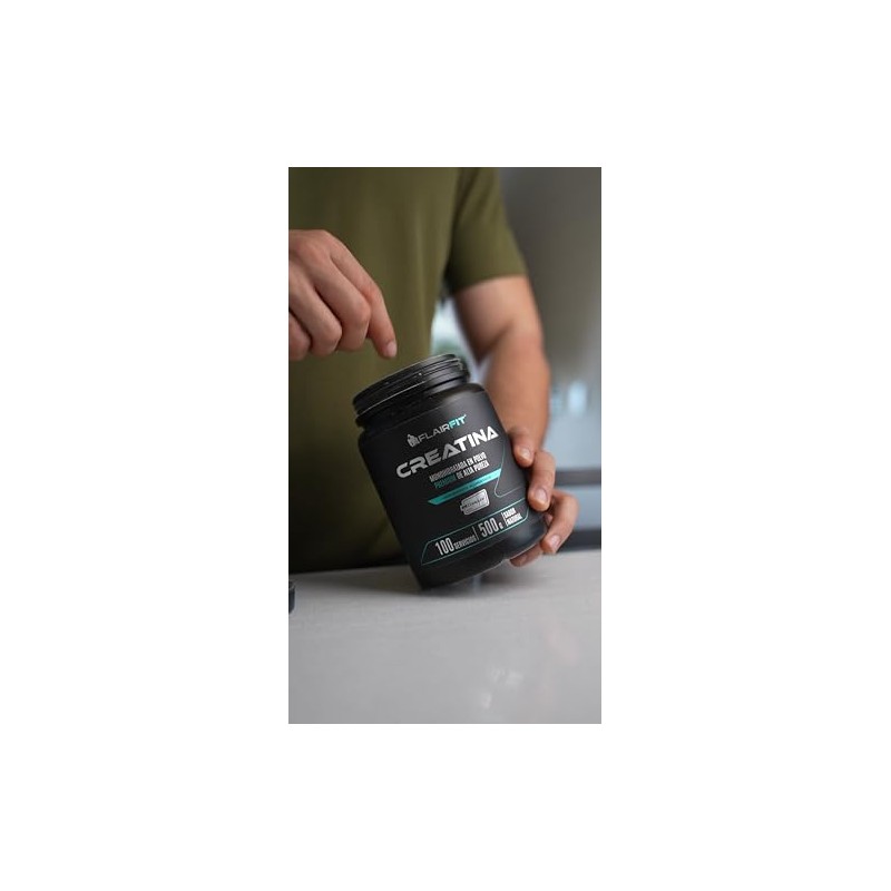 Creatina Monohidratada Creapure® — 500 g (100 Porciones) | Sin