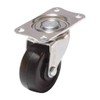 Uei Caster: E Series, E-type, Free-Caster Rubber Car, Wheel Diameter φ3.9 inches (100 mm), Manufacturer Model: E-100RH