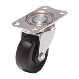 Uei Caster: E Series, E-type, Free-Caster Rubber Car, Wheel Diameter φ3.9 inches (100 mm), Manufacturer Model: E-100RH