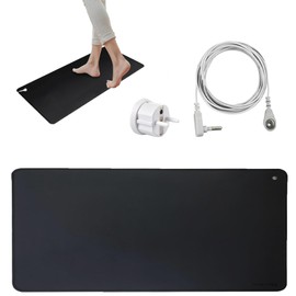 STFALI Erdungsmatte 30 * 100cm, Grounding Mat,Erdungslaken für Besseren Schlaf, Weniger Angstzustände, Schmerzen, für Unter Dem Schreibtisch, Tisch, Sofa