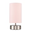 MiniSun Modern Chrome Touch Dimmer Bedside Table Lamp with Pink