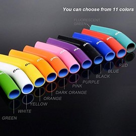 G-PLUS Silicone Radiator & Heater Hose Pipe Kit Clamps Compatible With HONDA ACCORD CB7 F22a F20a 1990-1993,Black