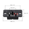 sourcing map 2 Way Spring Speaker Terminal Clip Push Release