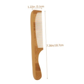 VICASKY Hair Brush Hairdressing Combs Wide Fine Tooth Bamboo Combs Professional Hair Cutting Tool