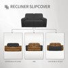 Easy-Going Oversized 6 Pieces Microfiber Stretch Sectional Recliner Loveseat Sofa