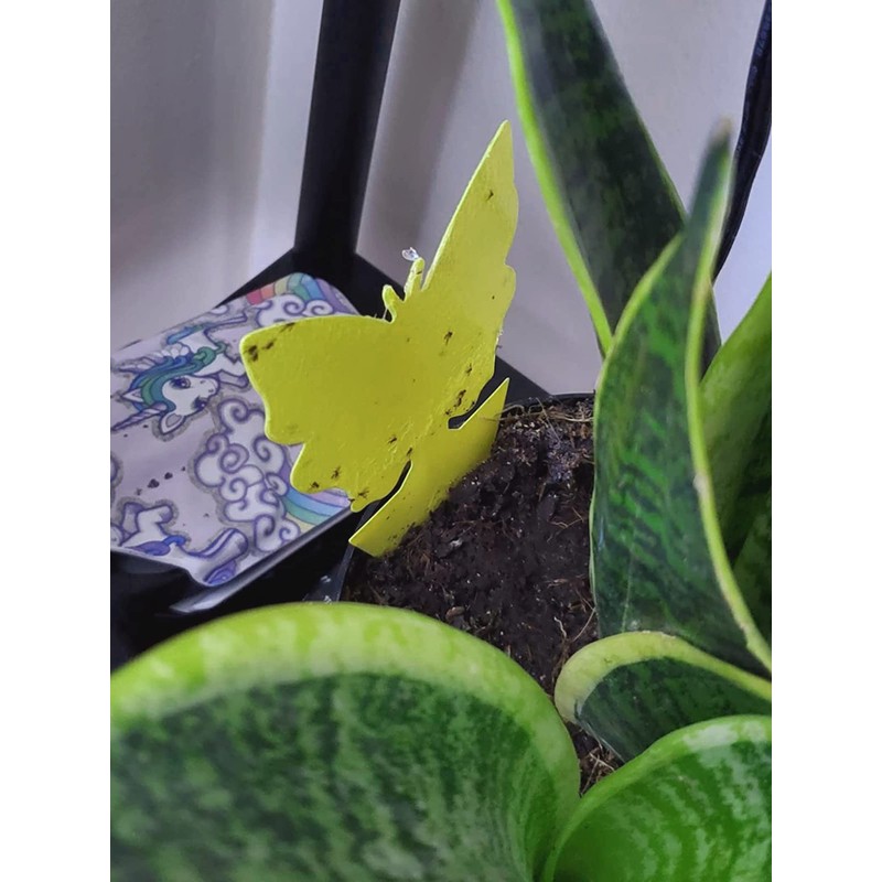 Faicuk Dual-Sided Yellow Sticky Fly Traps for Plant (20 Pack