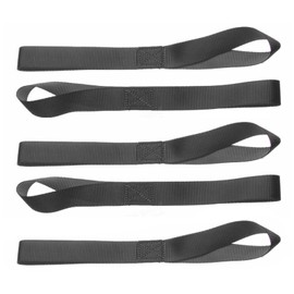 5 Stück Zurrschlaufen - Schlaufen 30 cm Doppelschlaufen Rundschlinge Halteband zur Befestigung bei Transport Motorrad, Ladungssicherung
